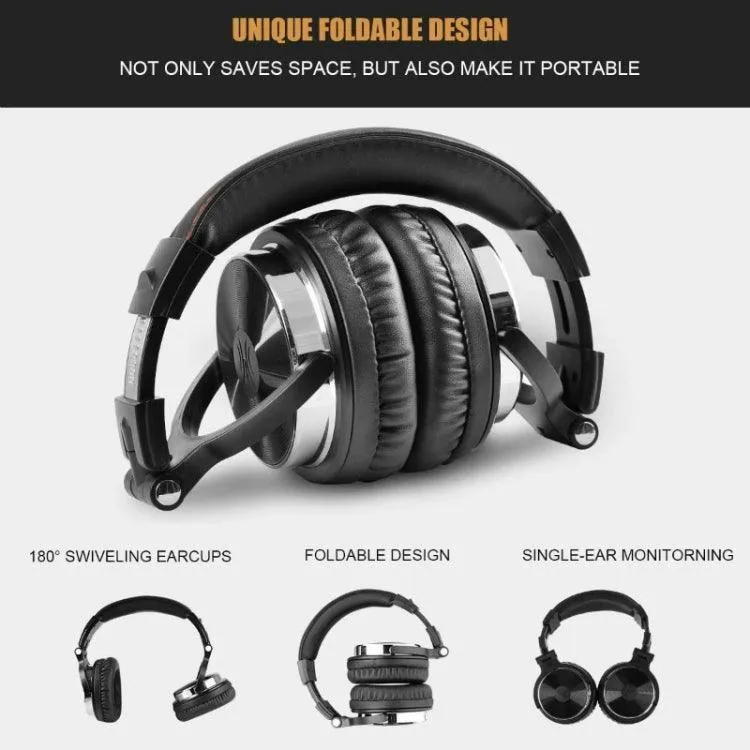 OneOdio Pro-10 Advanced Noise-Canceling Wired Headphones with Integrated Microphone