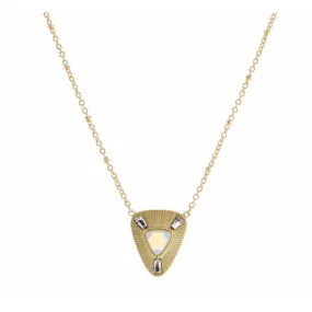 Opalite Triangle Necklace