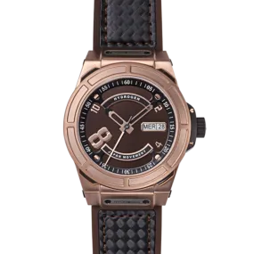 Otto Lux Elite Carbon Sport Watch in Brown