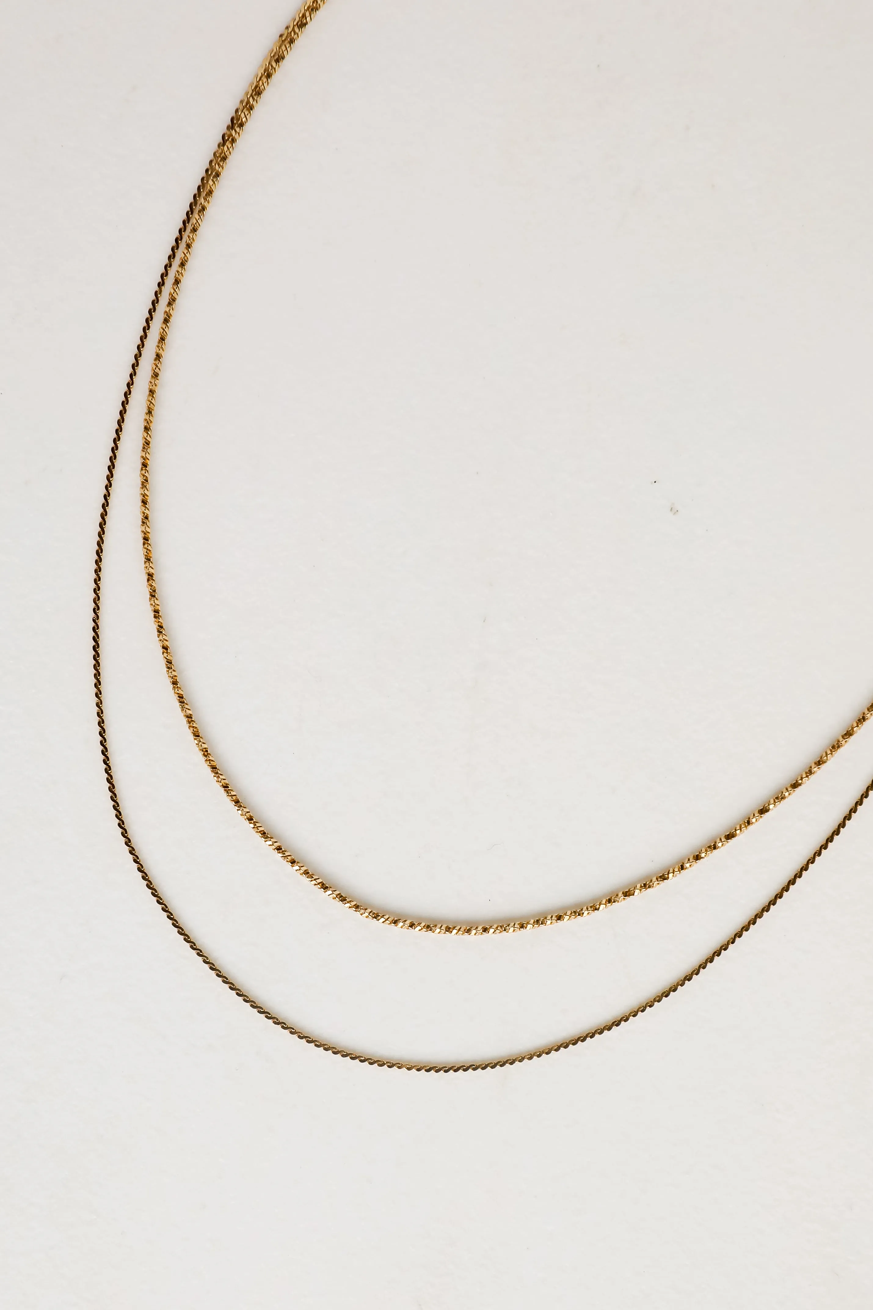 Parker Gold Layered Chain Necklace