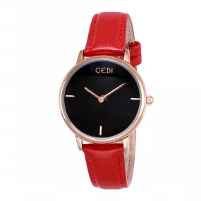 Personality Leather Strap Quartz Women's Watch