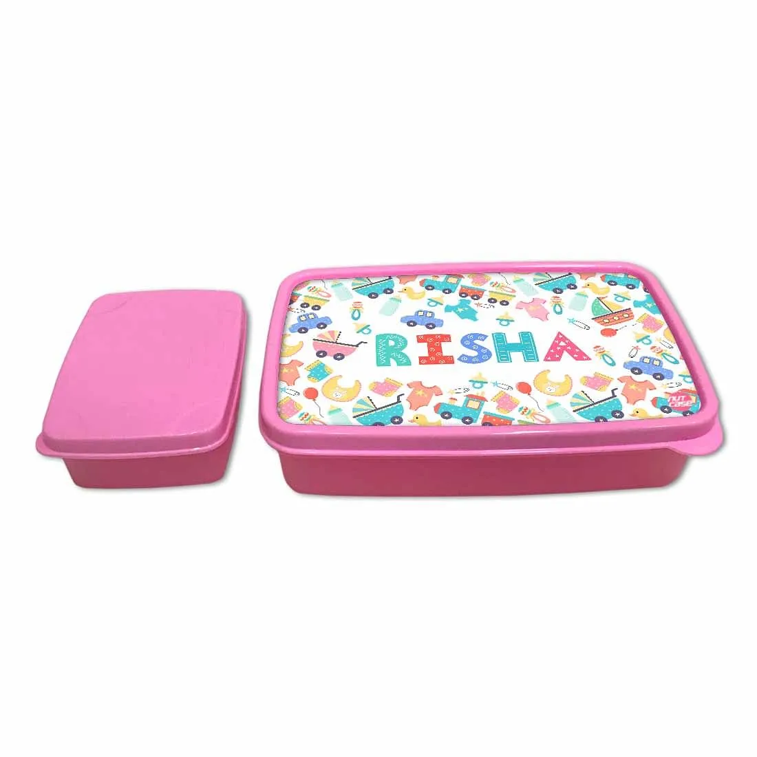 Personalized Snack Box for Kids Plastic Lunch Box for Girls -Kids Toy