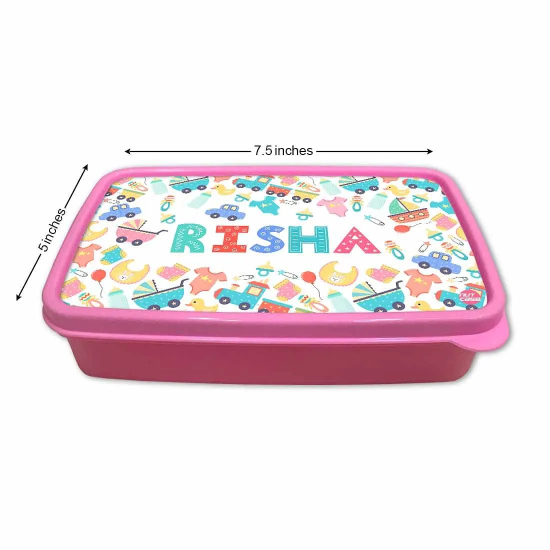 Personalized Snack Box for Kids Plastic Lunch Box for Girls -Kids Toy