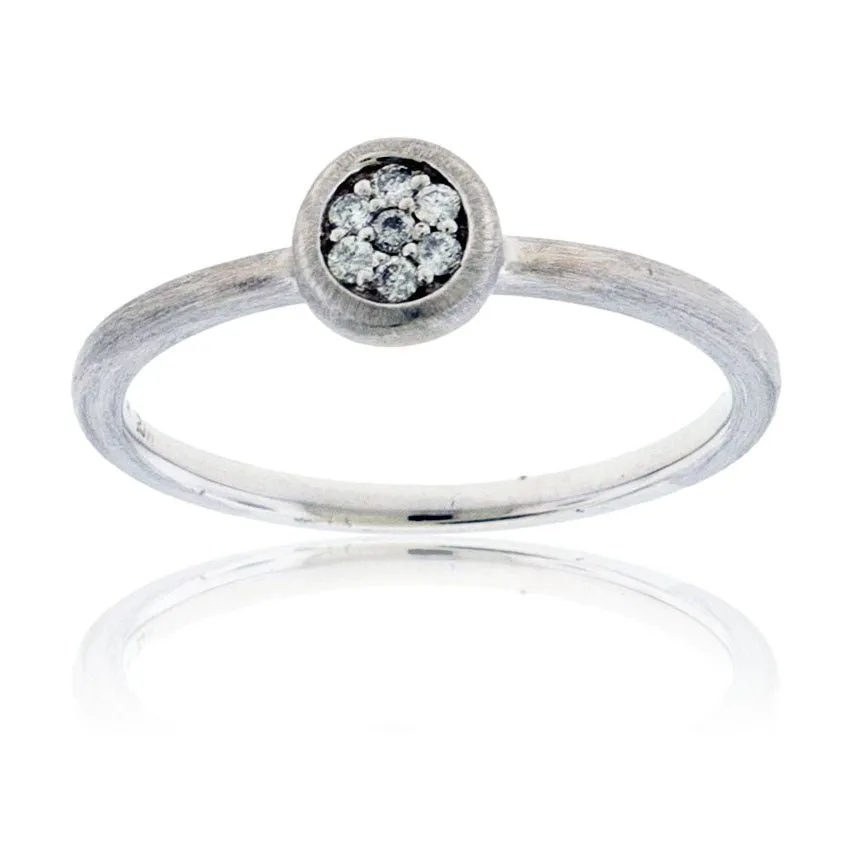 Petite Diamond Cluster Ring