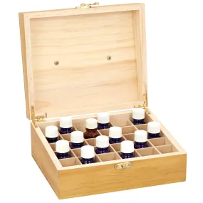 Pine Wood 30 Slot Essential Oil Storage Box