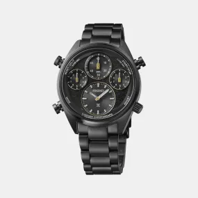 Prospex Men's Black Solar Stainless steel Watch SFJ007P1