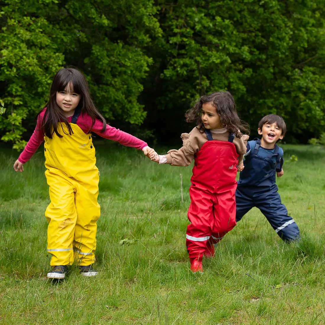 Puddleflex Waterproof Fleece Lined Dungarees Yellow