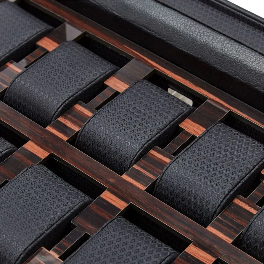 Roadster 10 Piece Watch Box With Drawer