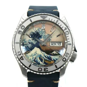 SEIKO 5 Sports SRDP55K1 The Great Wave off Kanagawa Mod #2