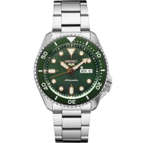 Seiko 5 Sports SRPD63 Green Dial Automatic Watch