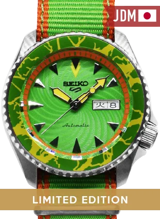 Seiko 5 Sports Street Fighter Series Blanka "Call Of The Wild" - Ltd Ed 9999pcs - Ref. SBSA083