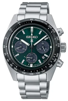 Seiko Prospex SCC933P1 Deep Green Speedtimer Solar Chronograph Watch for Men