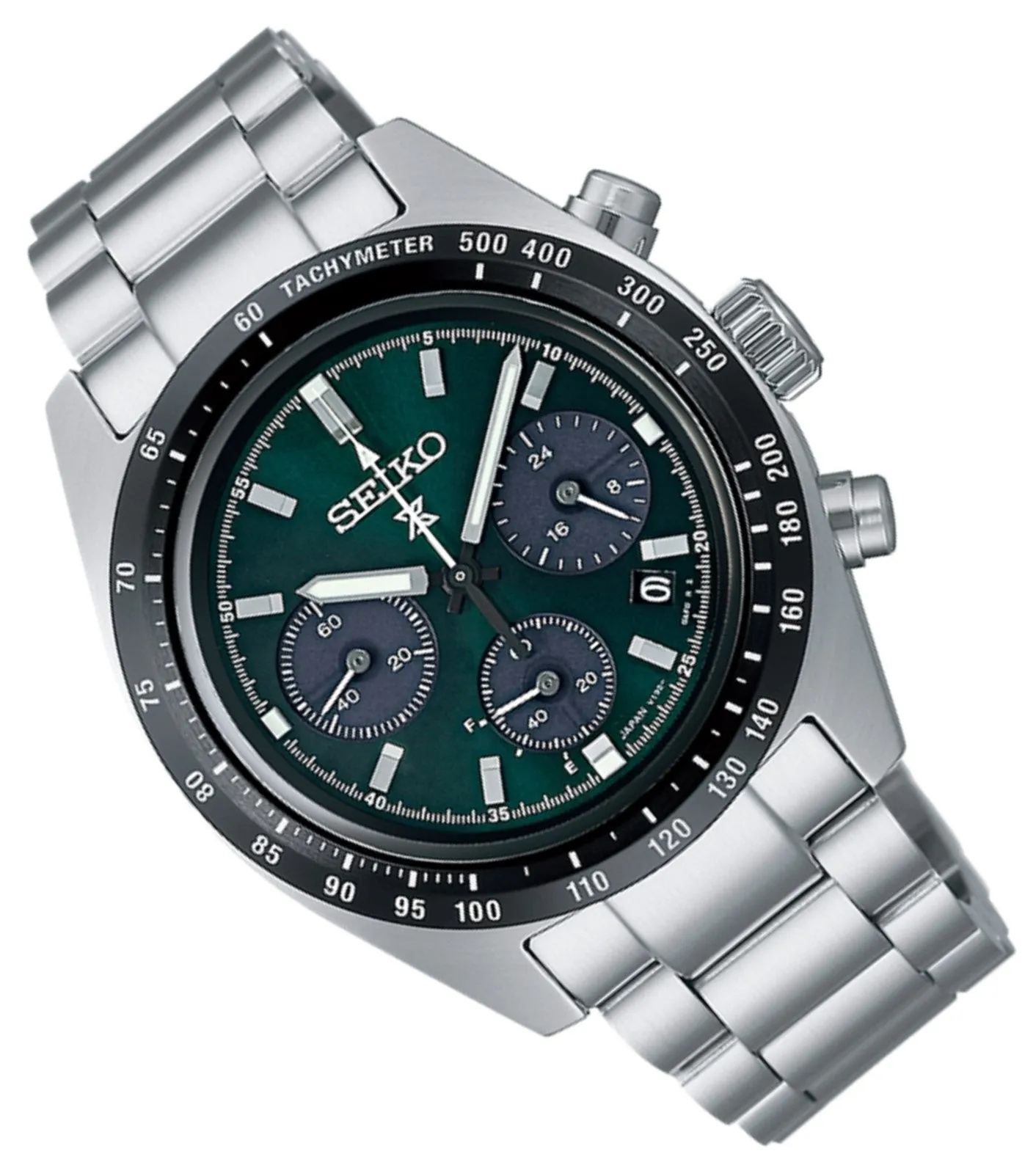 Seiko Prospex SCC933P1 Deep Green Speedtimer Solar Chronograph Watch for Men