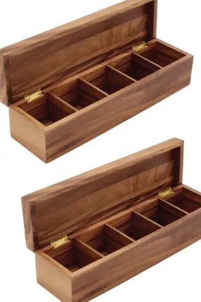 SheeshamWood Compartment Box(Multi-purpose)