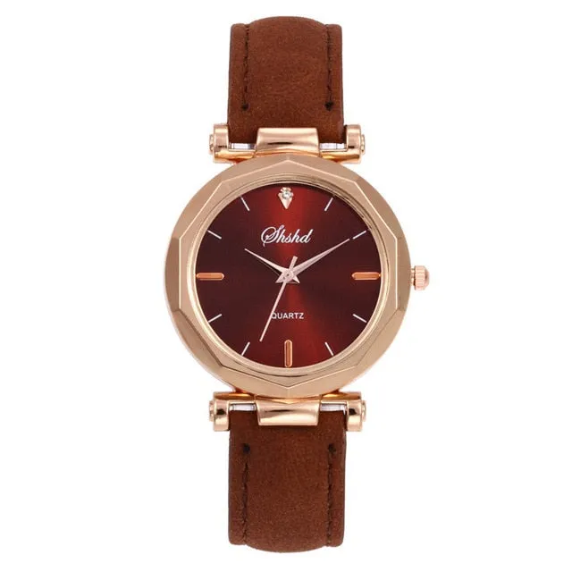 Simple Women's Watches Fashion Clock Cucko Ladies Watch Tower Minimalis Kol Saati Zegarki Damskie Reloj Mujer reloj de mujer @50