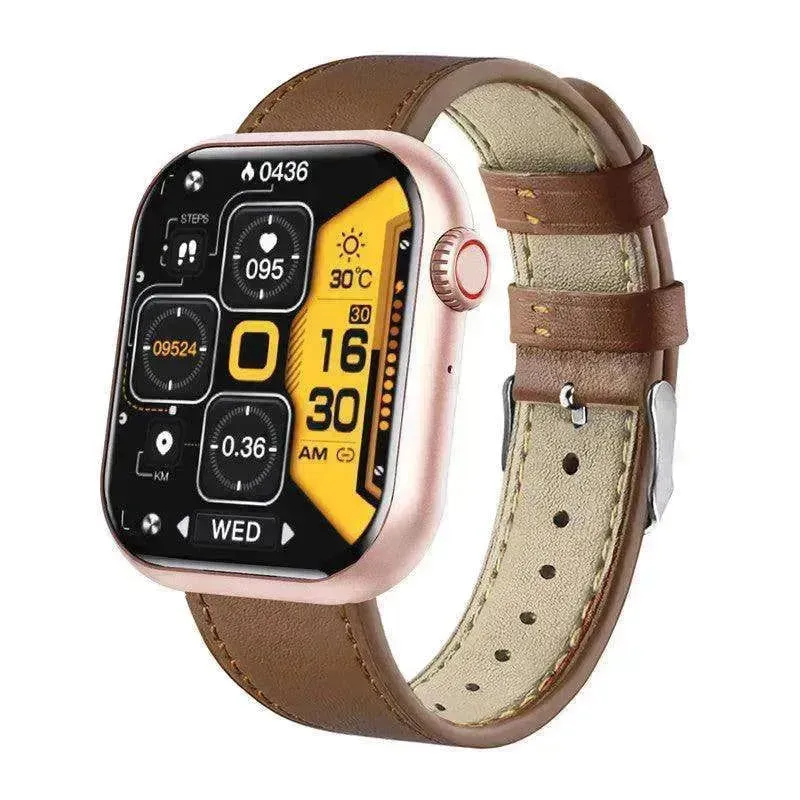 Smart Bluetooth Calling Heart Rate Body Temperature Voice Assistant Smart Bracelet Sports Watch