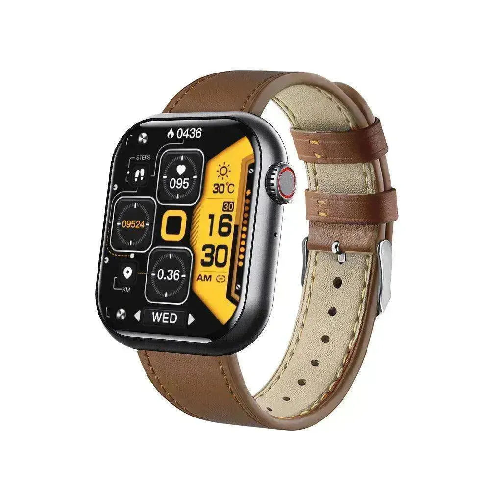 Smart Bluetooth Calling Heart Rate Body Temperature Voice Assistant Smart Bracelet Sports Watch