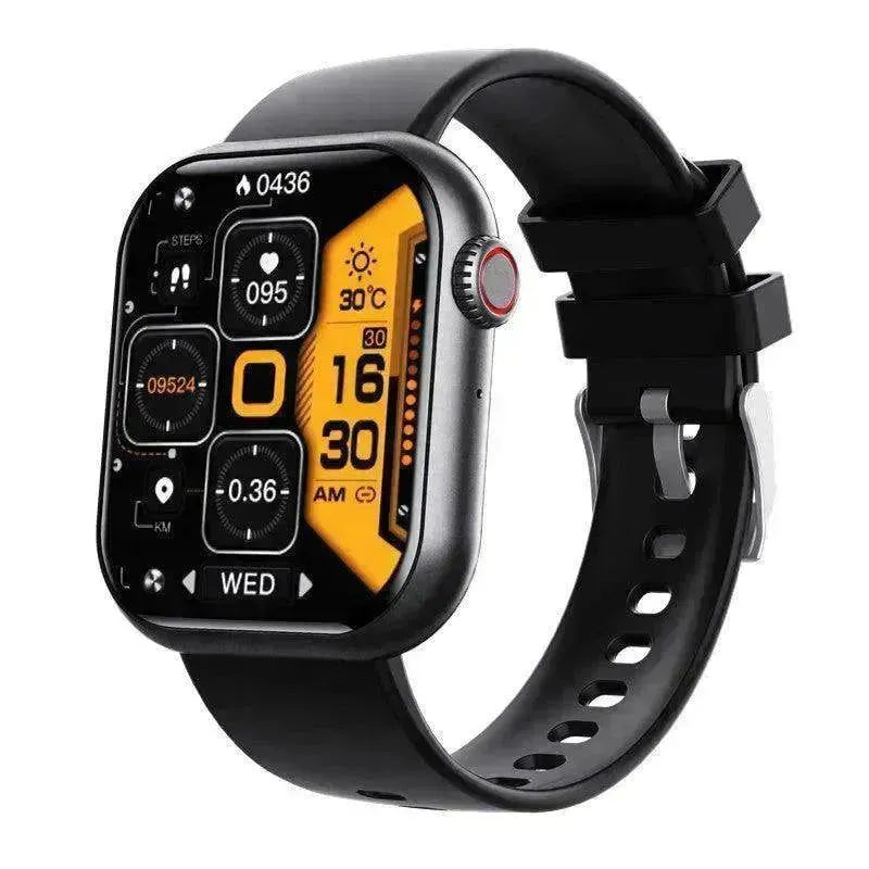 Smart Bluetooth Calling Heart Rate Body Temperature Voice Assistant Smart Bracelet Sports Watch