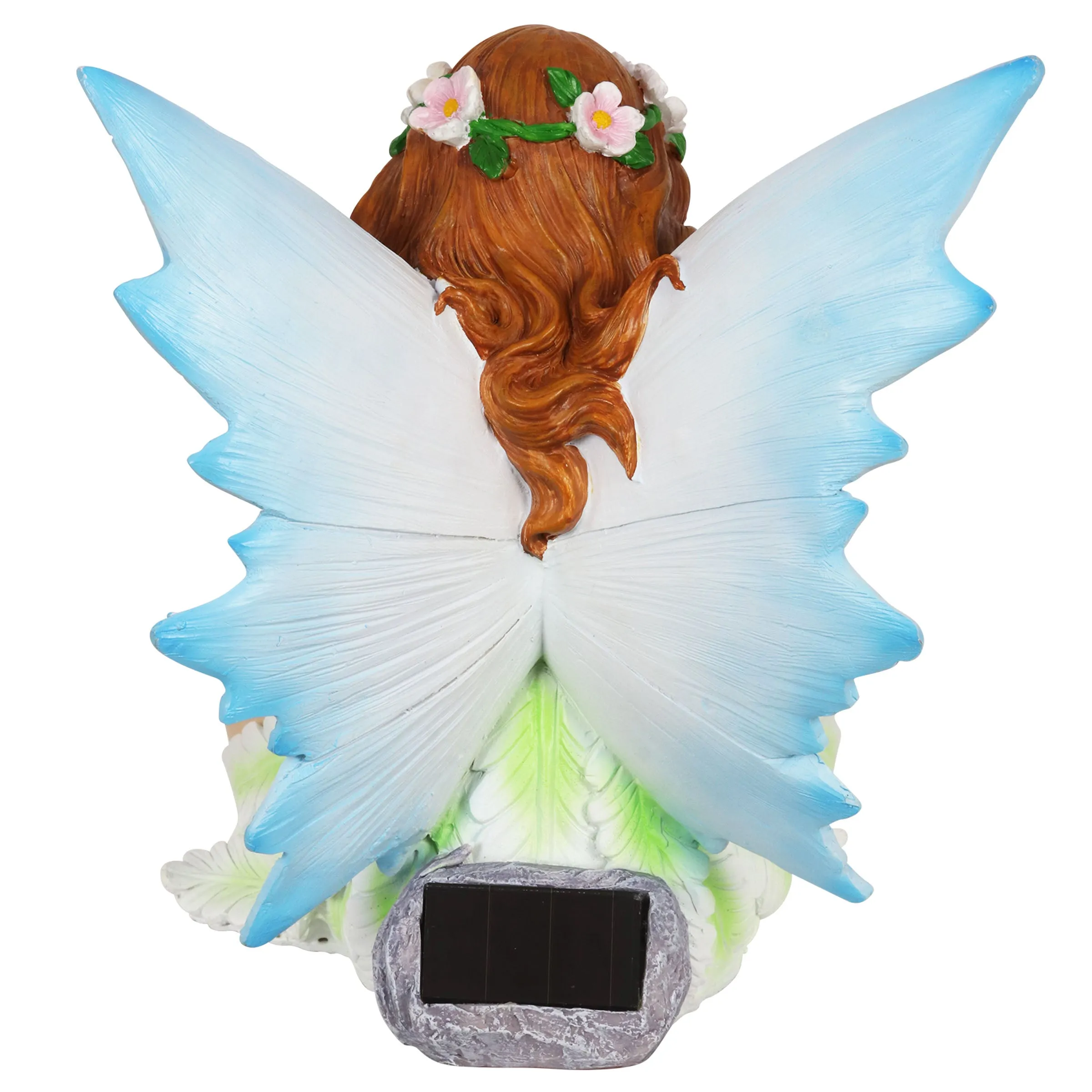 Solar Reading Fairy Statue, 8 Inch