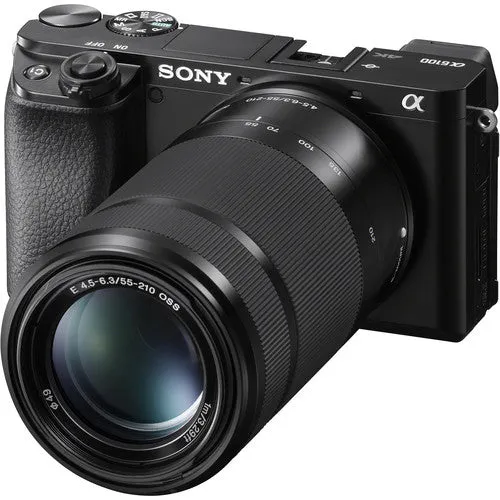 Sony Alpha a6100 APS-C Mirrorless Camera with 16-50mm and 55-210mm Lenses