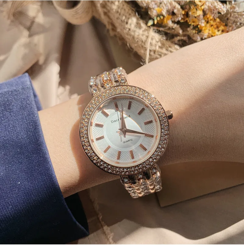 Sophisticated Strap Round Dial Women's Watch