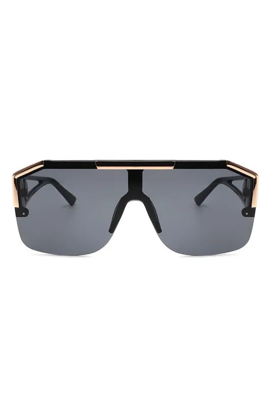 Square Oversize Retro Fashion Sunglasses