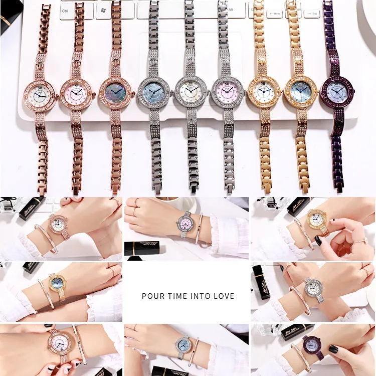 Stainless Steel Strap Bracelet Women's Watch