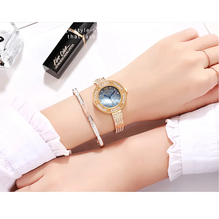 Stainless Steel Strap Bracelet Women's Watch