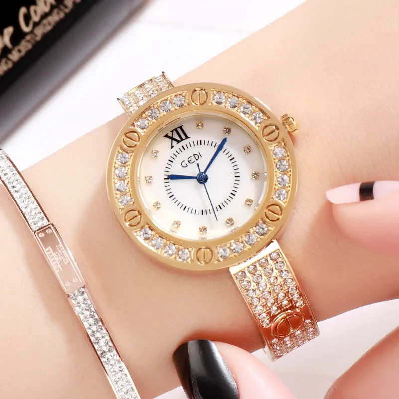 Stainless Steel Strap Bracelet Women's Watch