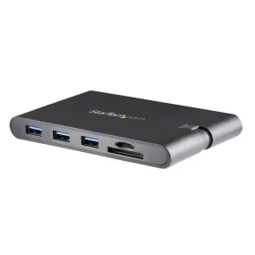 Startech.Com Usb-C 8-In-1-Multiport-Adapter Dkt30chvscpd - 3 X Usb 3.0/Sd/Microsd/Gbe/Hdmi/Vga