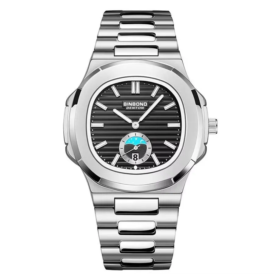 SteelLux Precision Calendar Quartz Sporty Waterproof Watch