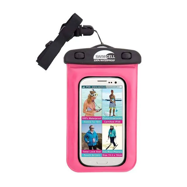 SwimCell Waterproof Phone Case - Standard (up to 10 x 16cm)