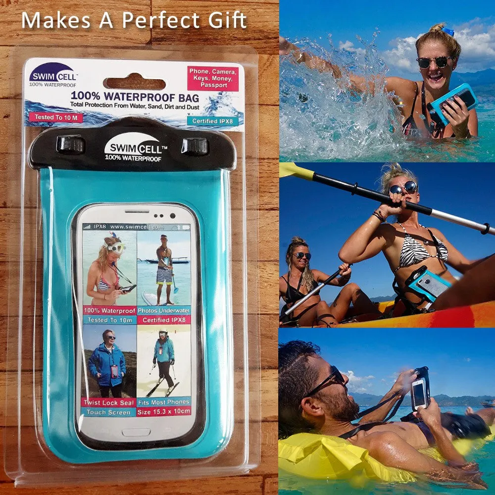 SwimCell Waterproof Phone Case - Standard (up to 10 x 16cm)