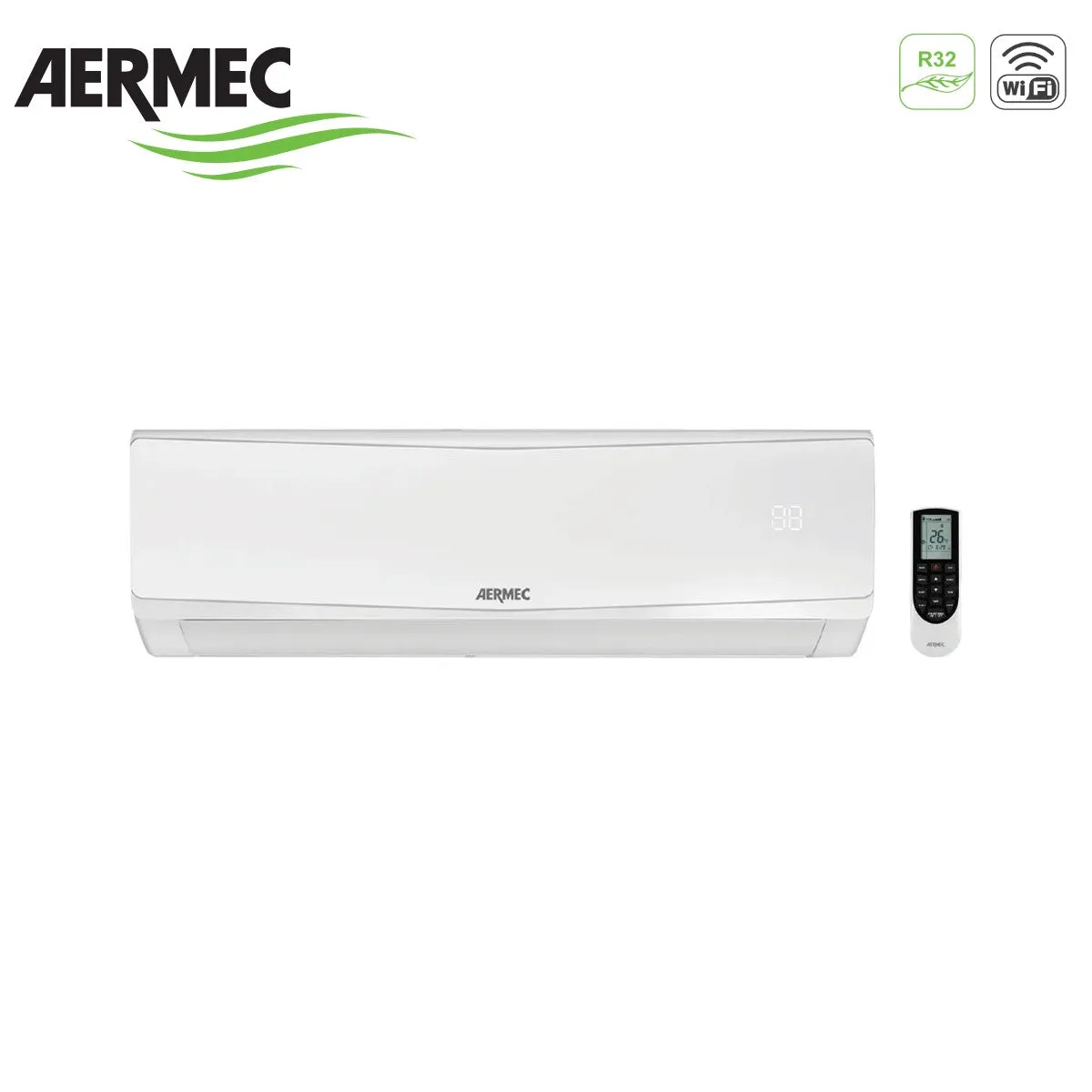 Unità Interna a Parete Aermec serie SPG 12000 Btu SPG350W R-32 Wi-Fi Optional