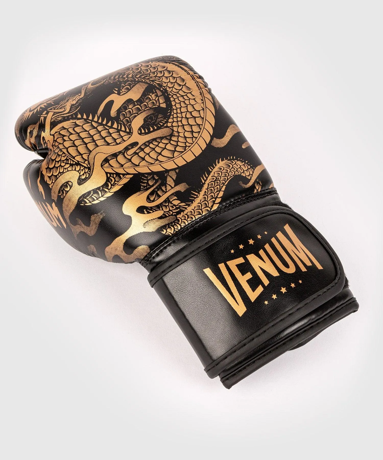 Venum Dragon's Flight Boxing Gloves - For Kids - Black/Bronze