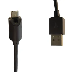 Verizon (6-Foot) Micro-USB to USB Charge & Sync Cable with LED - Black