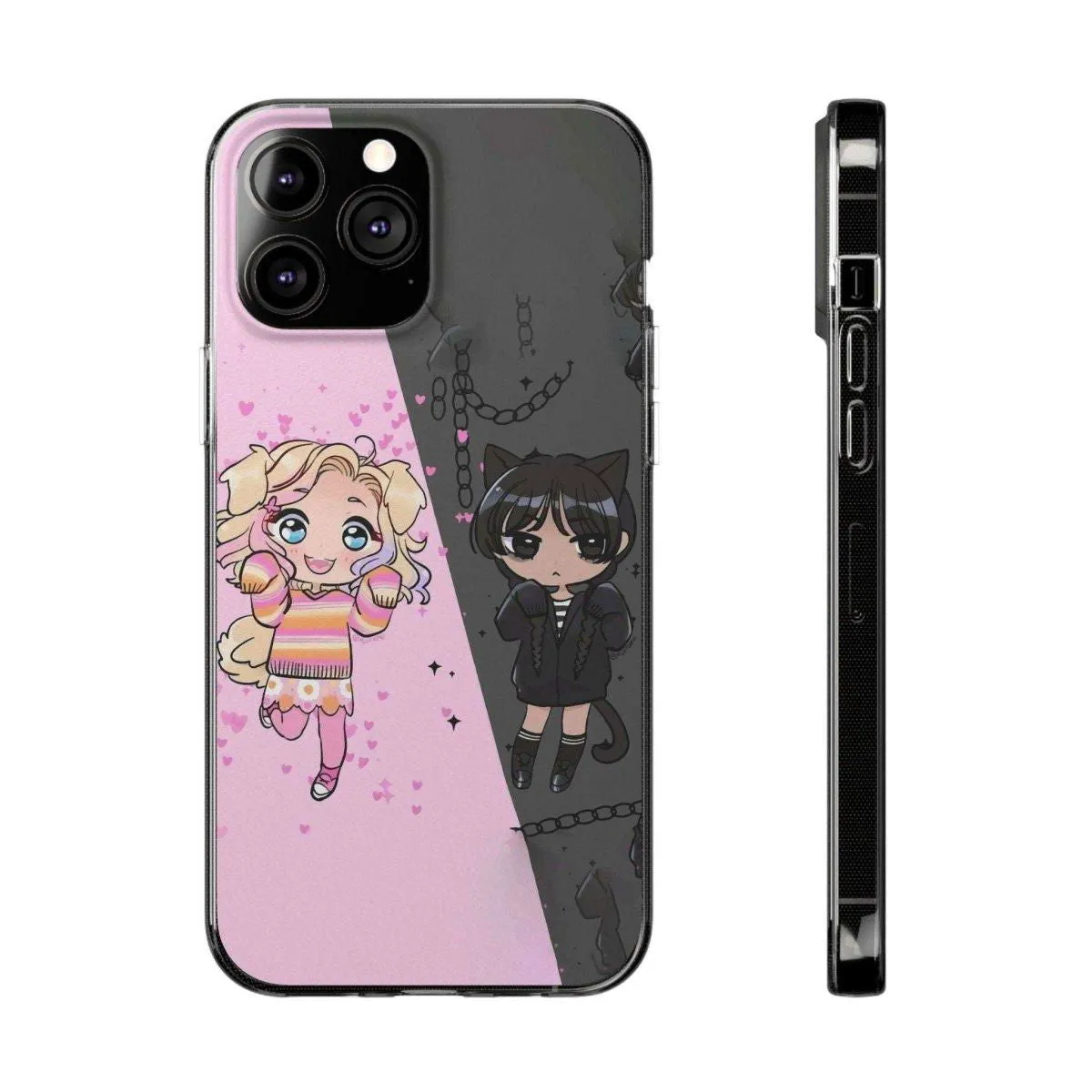 Wednesday and Enid, Sunshine and Midnight Window Phone Case Cover 2