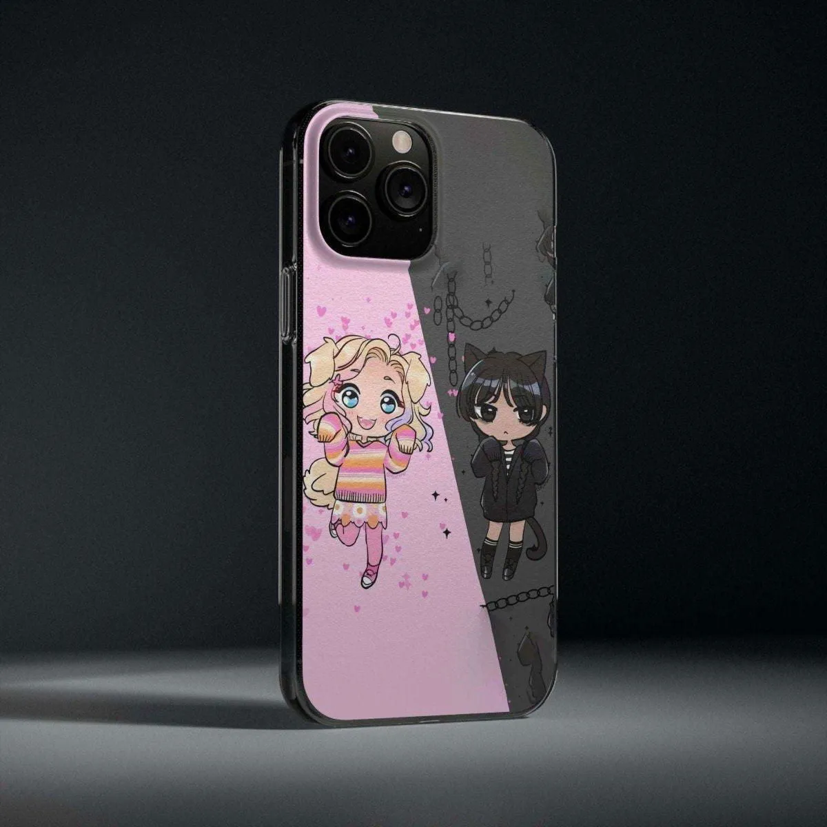 Wednesday and Enid, Sunshine and Midnight Window Phone Case Cover 2