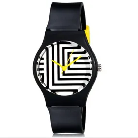 Willis for Mini Women's Fashionable casual watch Zebra Pattern Analog Wrist Watch