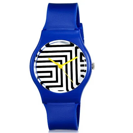 Willis for Mini Women's Fashionable casual watch Zebra Pattern Analog Wrist Watch