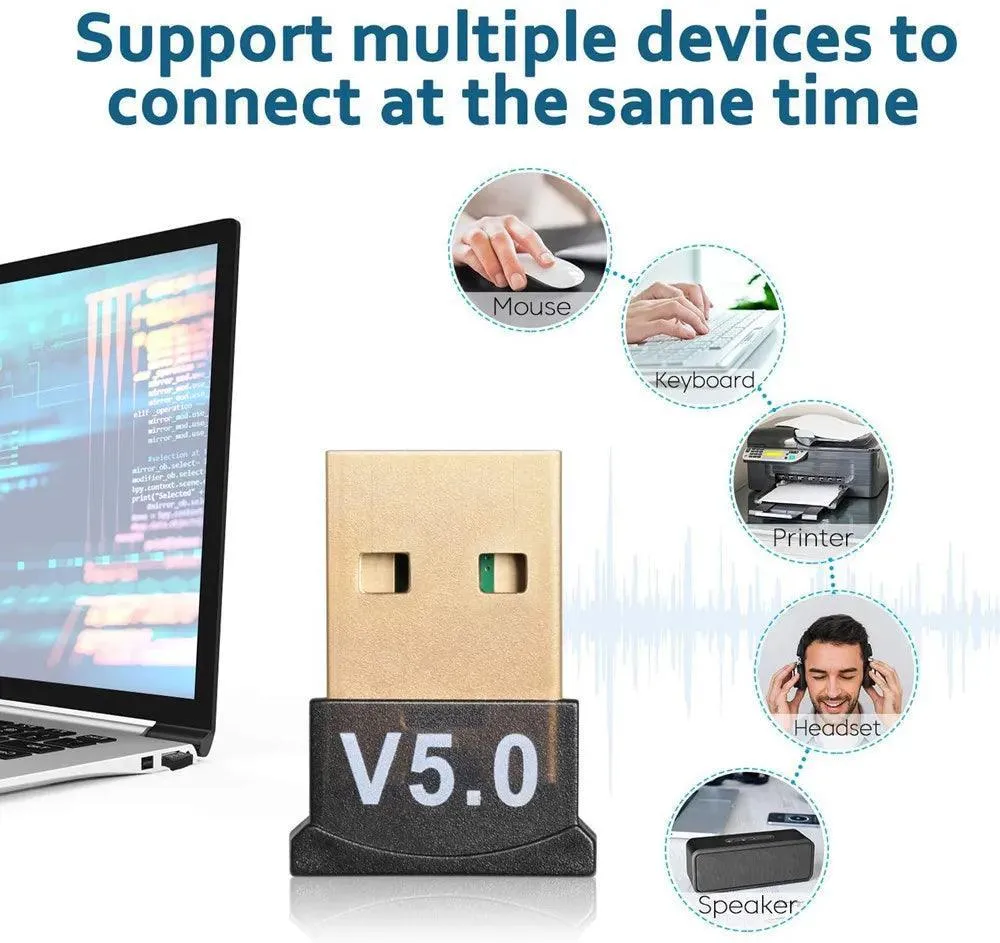 Wireless Audio Adapter: Enhanced PC Connectivity - Upgrade Today!