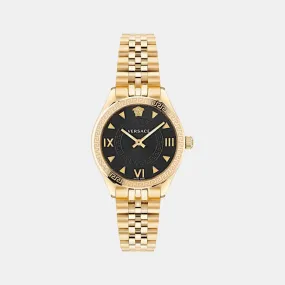 Women's Black Analog Stainless Steel Watch VE2S00622