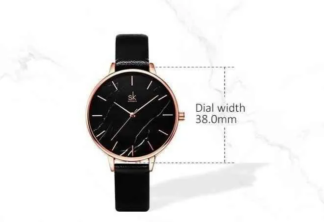 Women's Simple Watches Marble Fashion Leather Quartz #K0137