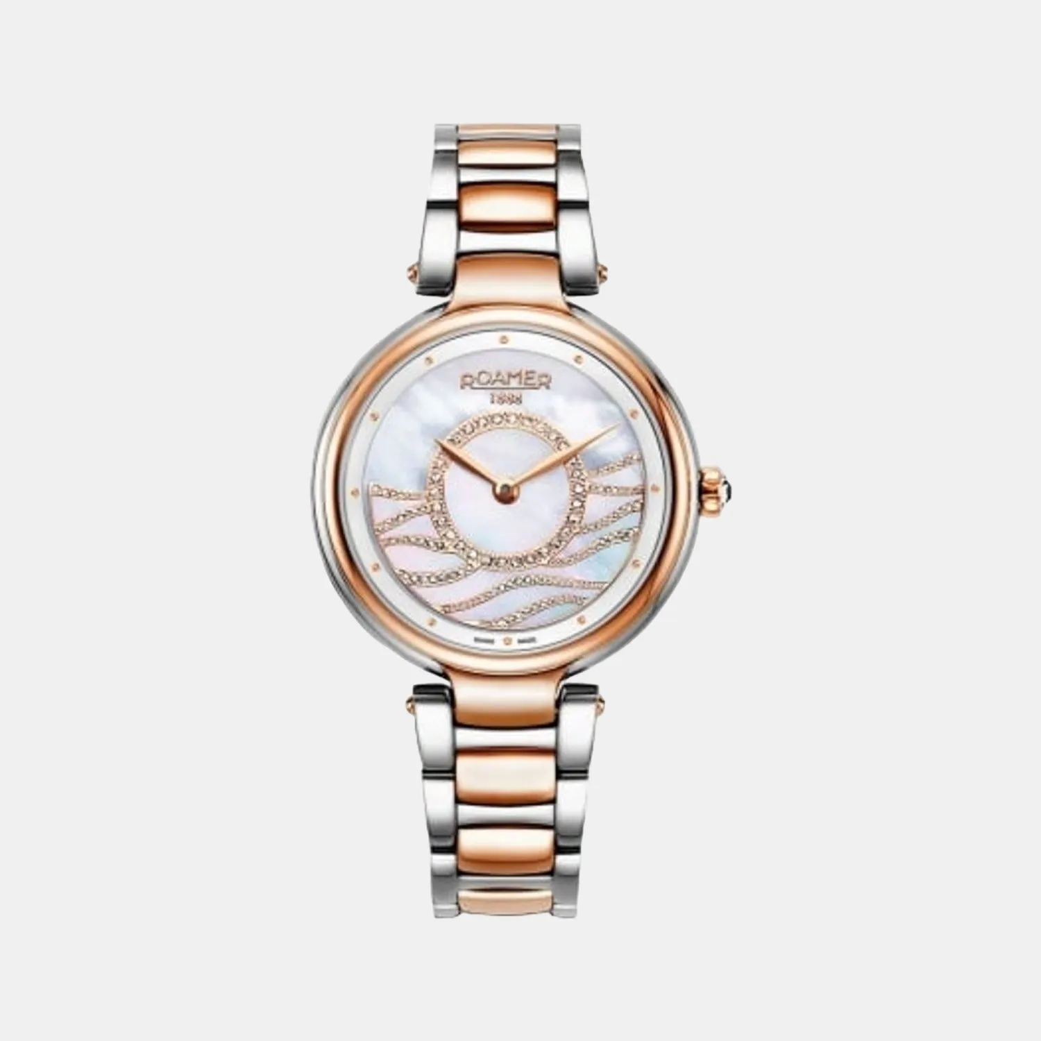 Women's White Analog Stainless Steel Watch 600857 49 15 50