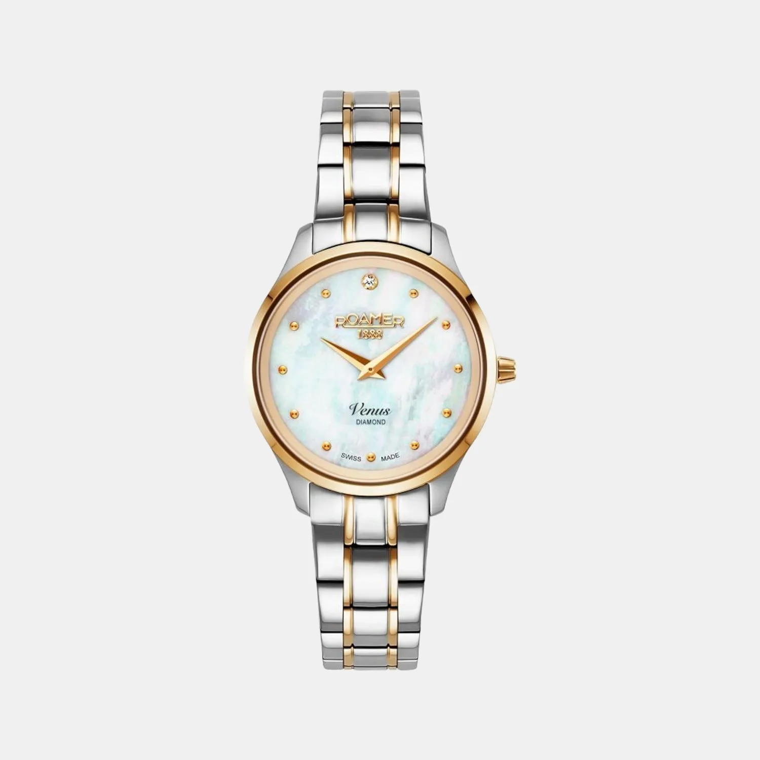 Women's White Analog Stainless Steel Watch 601857 47 89 20