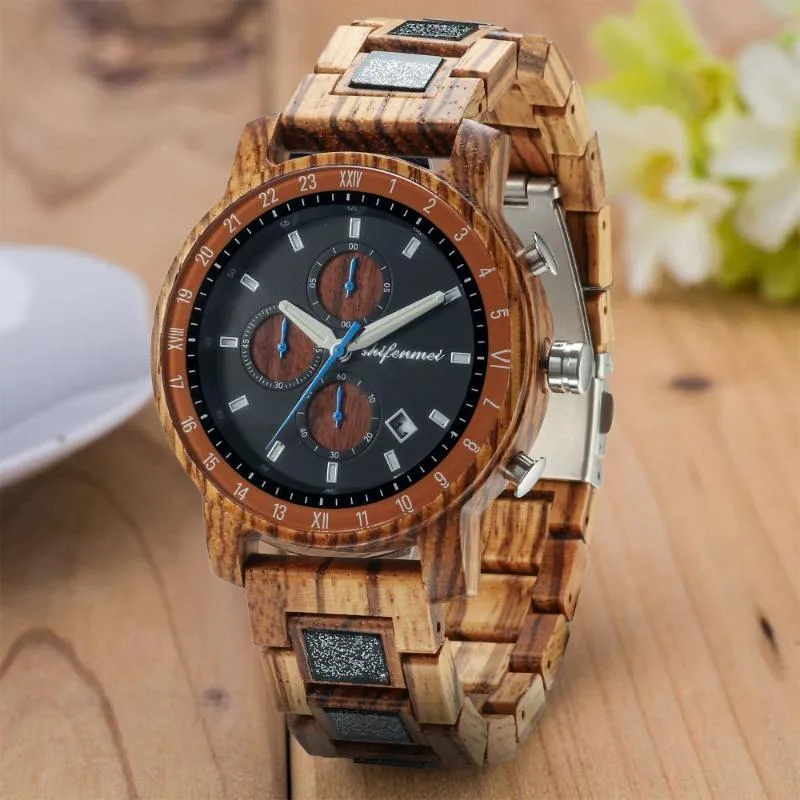 Wooden Sports Watch For Men