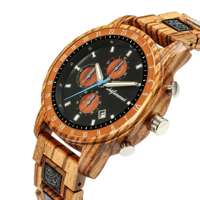 Wooden Sports Watch For Men