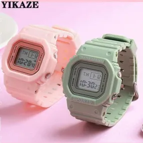 YIKAZE LED Sports Watch: Stylish Waterproof Timepiece with Essential Features