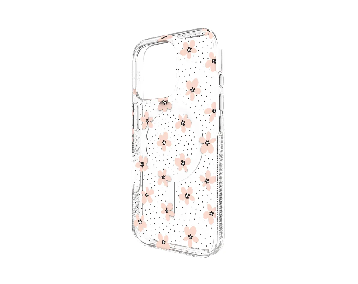 ZAGG iPhone 16 Series Case Milan Pink Daisies